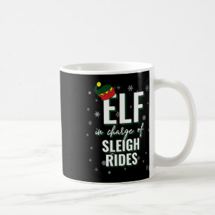 Elf med ansvar för Sleigh Rides Helgdag jul Morsa Kaffemugg