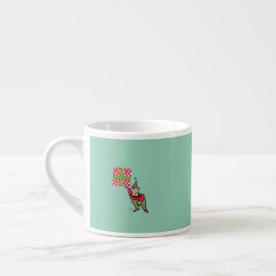 Elf med Polka Dot Gift espresso mugg Espressomugg