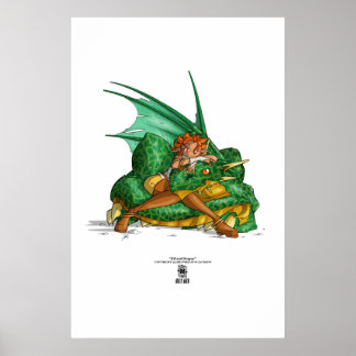 Elf och Dragon Poster