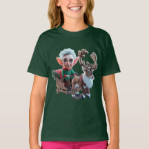 ELF och Reindeer Kids T-Shirts