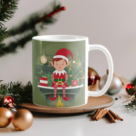 Elf On Shelf Coffee Mugg