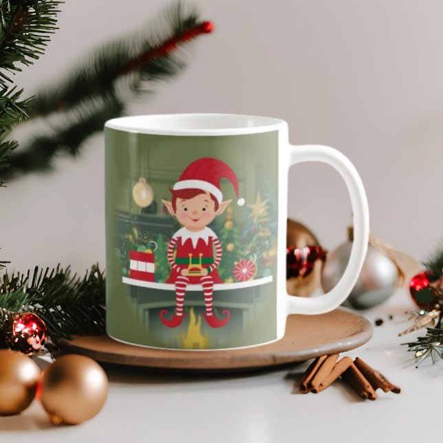 Elf On Shelf Coffee Mugg (Skapare uppladdad)