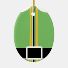 Elf Oval Ornament