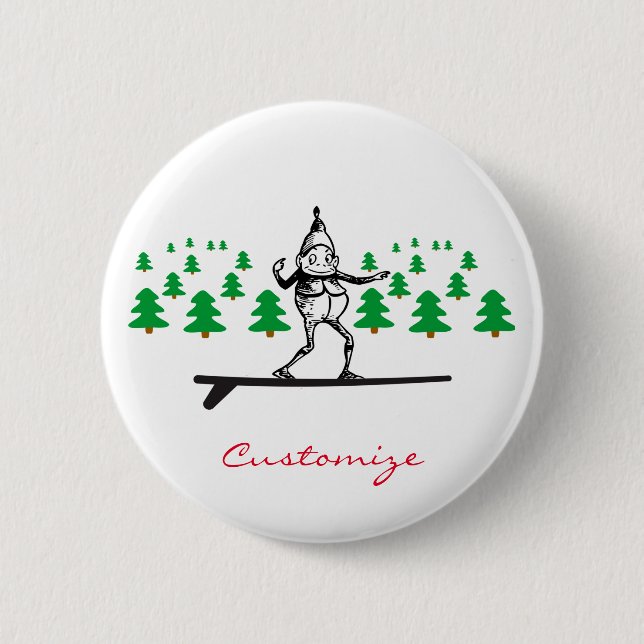 Elf på en ytlig Thunder_Cove Knapp (Framsida)