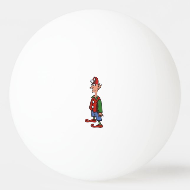 Elf på plats 1-stjärnig pingpong boll (Framsidan)