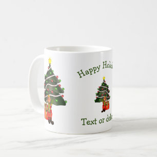 Elf-Personligens Helgdag jul Kaffemugg