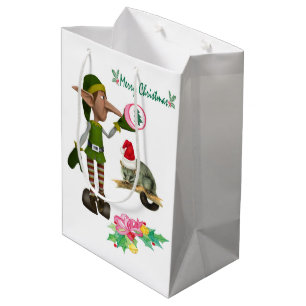 Elf Possum God jul Gift Bags