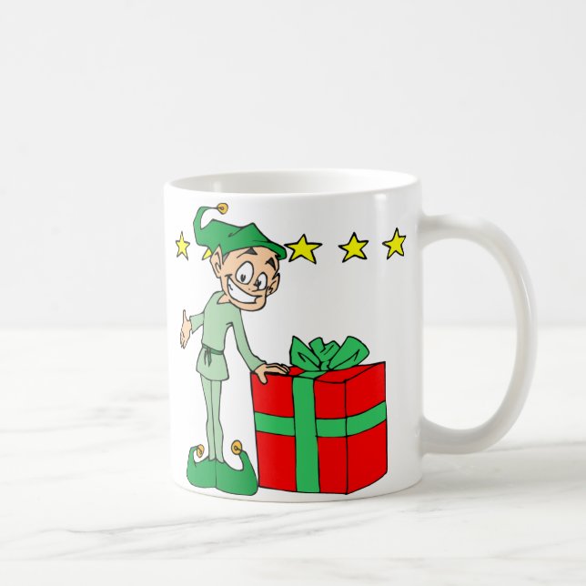 Elf Presenter Gift Kaffemugg (Höger)