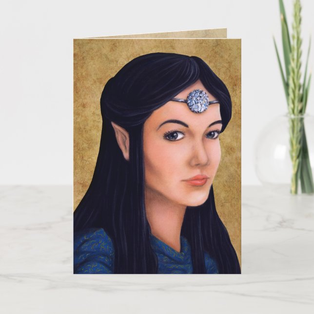 Elf Princess Helgkort (Framsida)