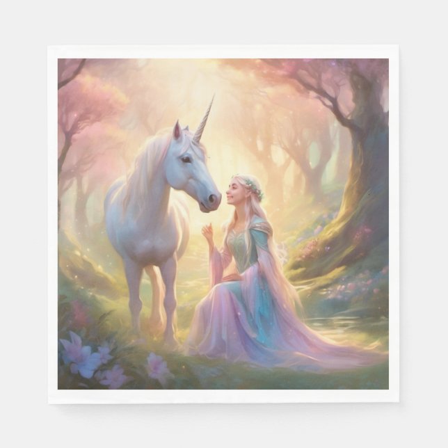 Elf Princess Papper Pappersservett (Framsidan)