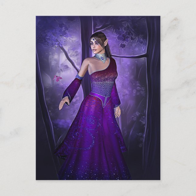 Elf Princess Vykort (Framsida)