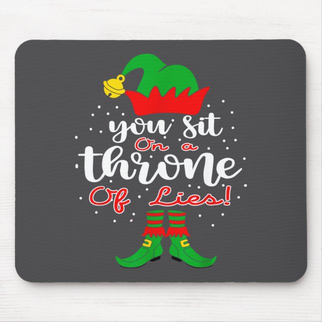 Elf Quotes You Sit On A Throne Of Lies ! Christmas Musmatta (Framsidan)