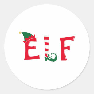 Elf Runt Klistermärke