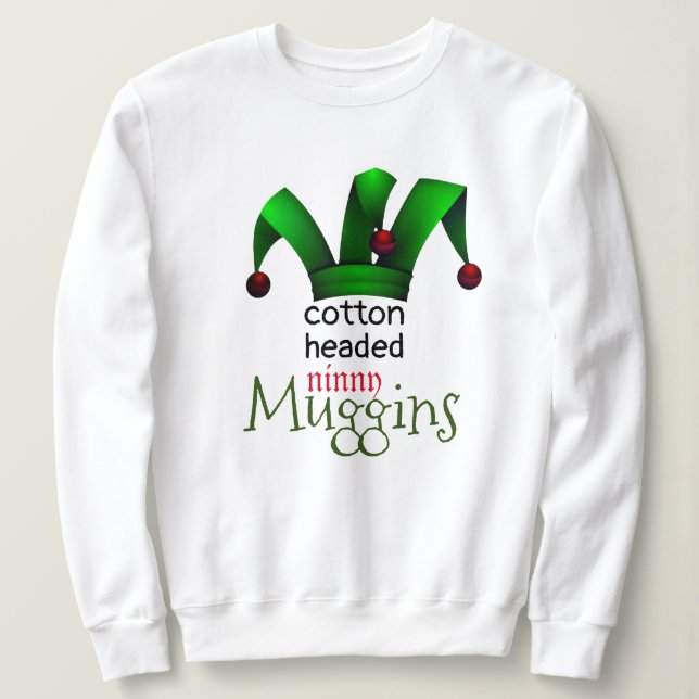 Elf Santa Helper jul Ninny Muggins T Shirt (Design framsida)