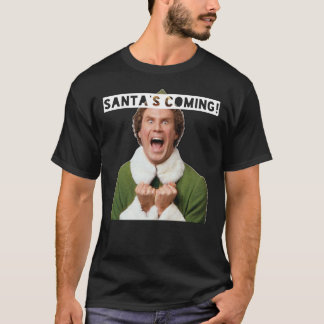 Elf - Santa&x27;s Kommer! Klassisk T-Shirt