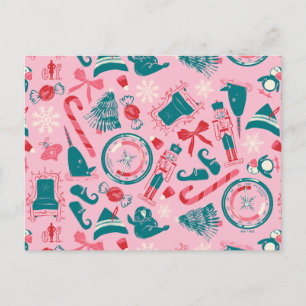 Elf-semestern ramad ikonmönster helg vykort