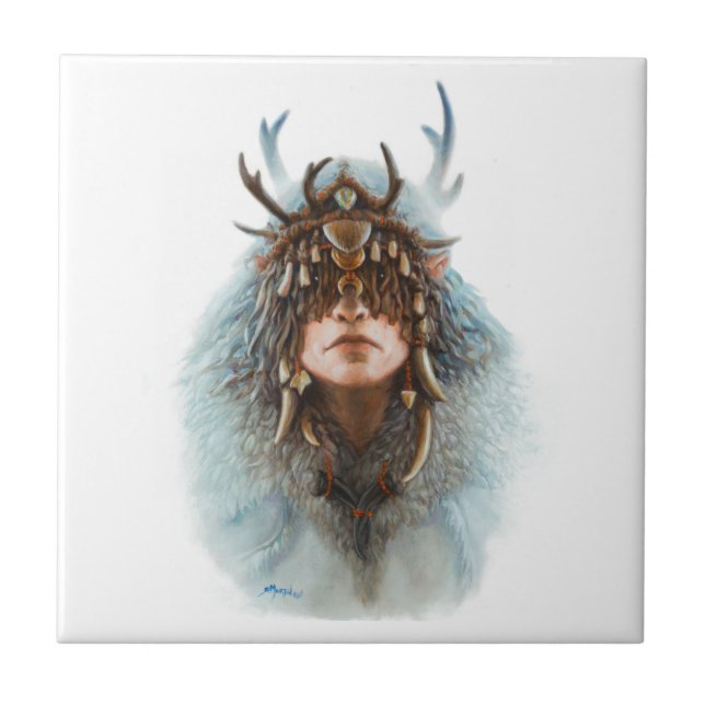 Elf Shaman Kakelplatta (Framsidan)