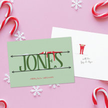 Elf Shenanigans Namn Undertecknar Grönt jul