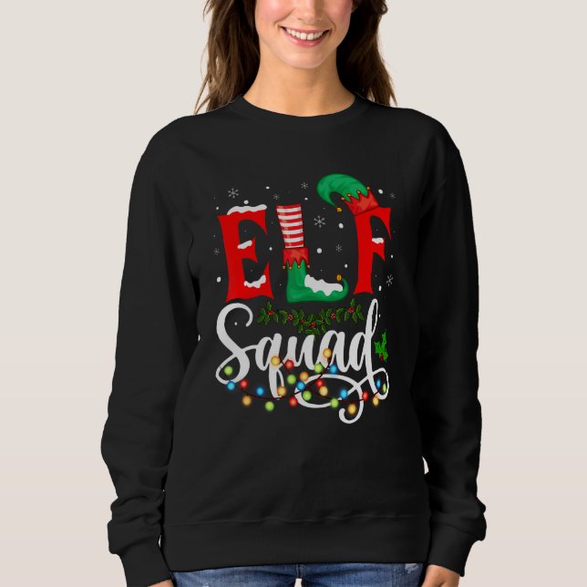 Elf Squad Christmas Matching Family Toddler Boy Gi T Shirt (Framsida)