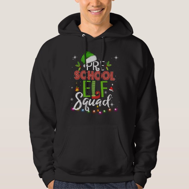 Elf Squad-förskolelärare, Top Hoodie (Framsida)