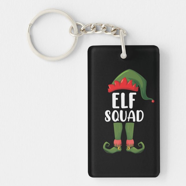Elf Squad Funny Family Matchande jul (Framsidan)