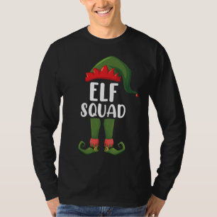 Elf Squad Funny Family Matchande jul T Shirt