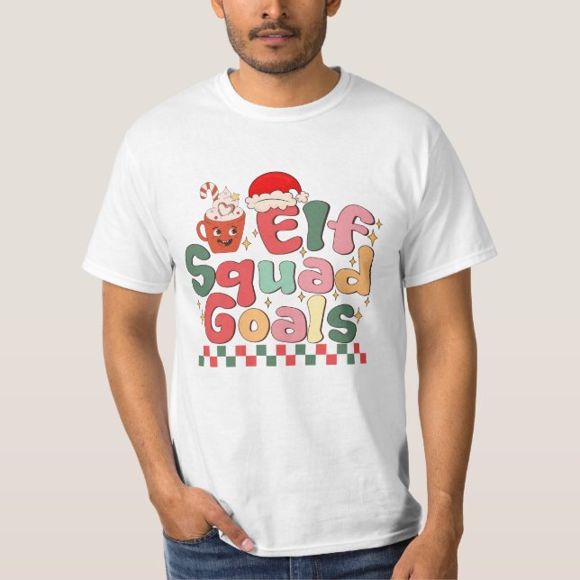 Elf Squad Goals T Shirt (Framsida)