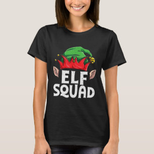 Elf Squad jul Funny Elves Family Matching Py T Shirt