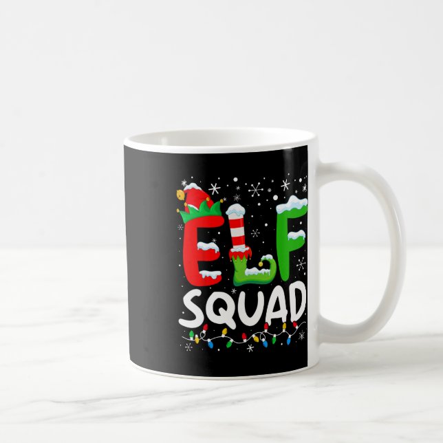 Elf Squad julfamilj matchande Julafton Elf Pajam Kaffemugg (Höger)