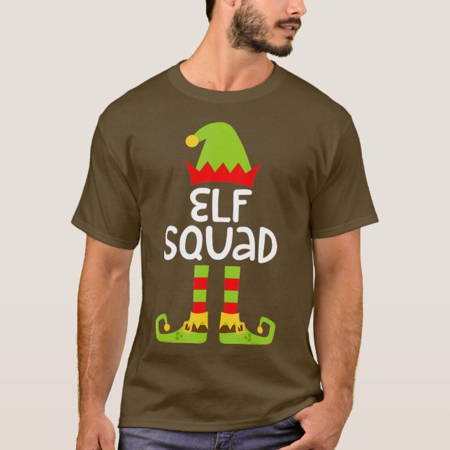 Elf Squad Matching Jul Elves Gift Shirt T (Framsida)