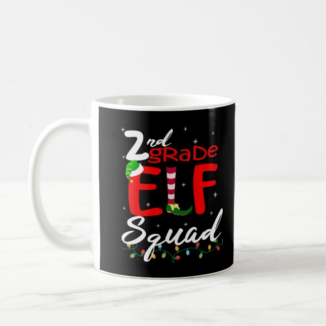 Elf Squad Second Klass jullärare Top Premi Kaffemugg (Vänster)