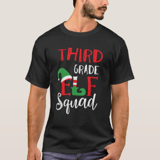 Elf Squad Tredje Klass-julläraren - topp T Shirt
