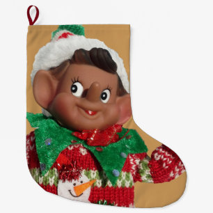 Elf Stor Julstrumpa