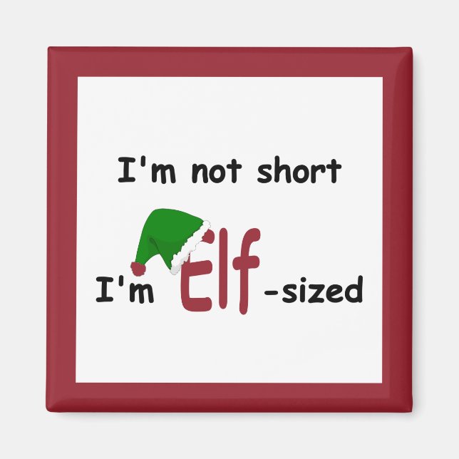 Elf - Storlek på magnet (Framsidan)
