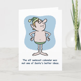 Elf Swimdress Calendar Tack Kort