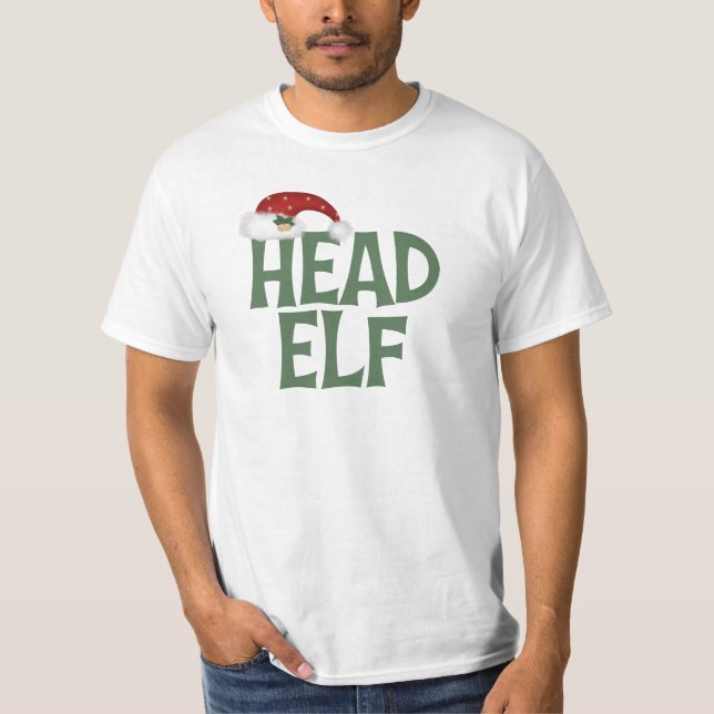 Elf T-Shirt, fin jul Tröja (Framsida)