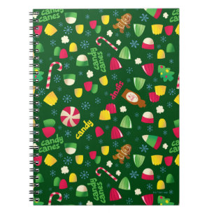 Elf the Movie Candy Mönster Anteckningsbok