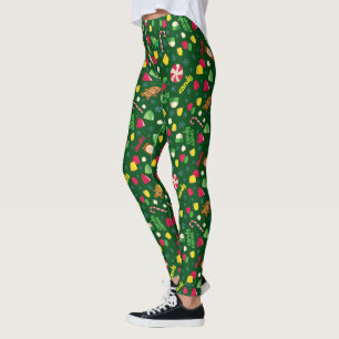 Elf the Movie Candy Mönster Leggings