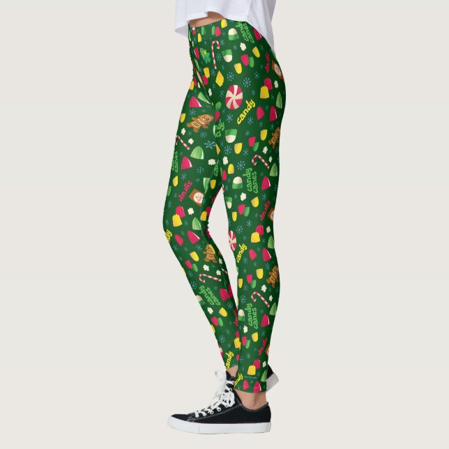 Elf the Movie Candy Mönster Leggings (Vänster)