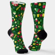 Elf the Movie Candy Mönster Socks