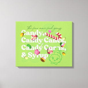 Elf the Movie   De fyra viktigaste livsmedelsgrupp Canvastryck