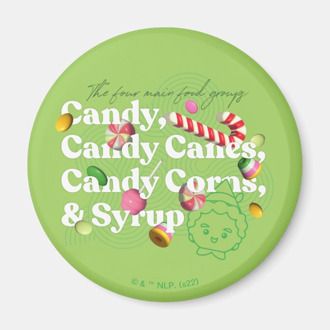 Elf the Movie | De fyra viktigaste livsmedelsgrupp Magnet (Framsidan)