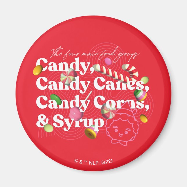 Elf the Movie | De fyra viktigaste livsmedelsgrupp Magnet (Framsidan)