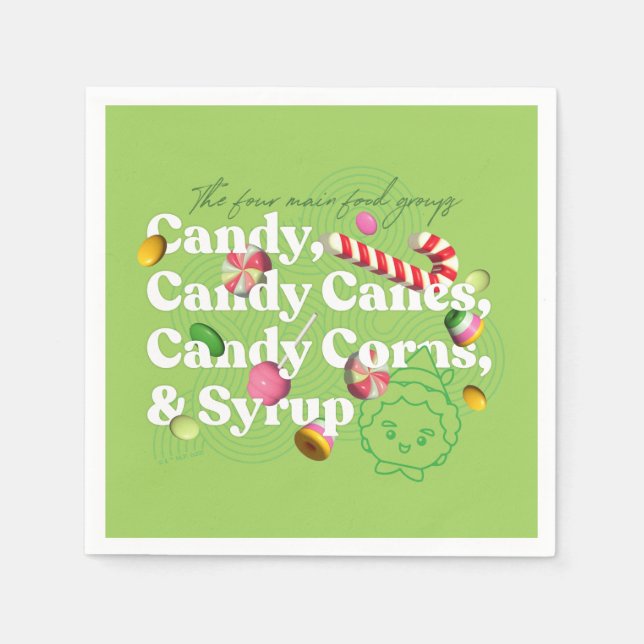 Elf the Movie | De fyra viktigaste livsmedelsgrupp Pappersservett (Framsidan)