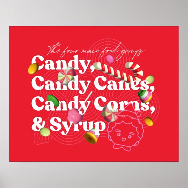 Elf the Movie | De fyra viktigaste livsmedelsgrupp Poster (Framsidan)