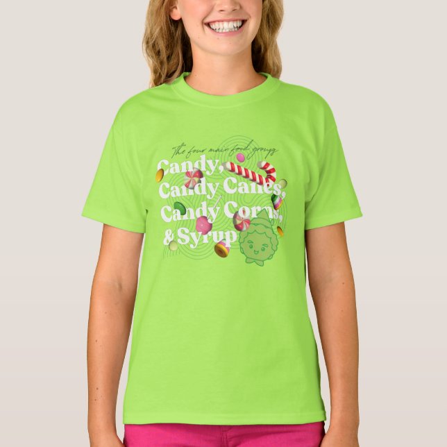 Elf the Movie | De fyra viktigaste livsmedelsgrupp T Shirt (Framsida)