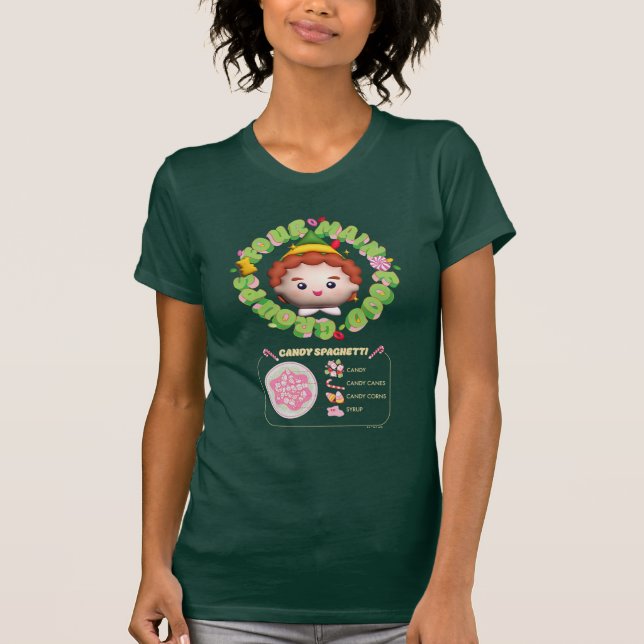 Elf the Movie | Fyra huvudsakliga livsmedelsgruppe T Shirt (Framsida)