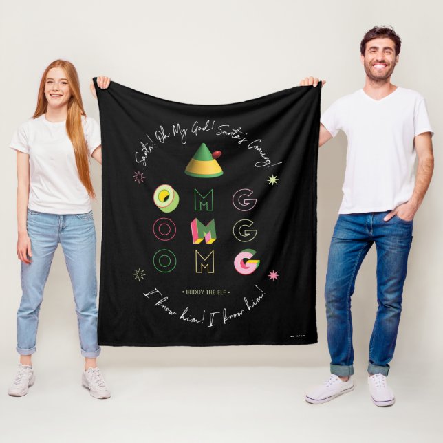 Elf the Movie | Santa OMG Fleecefilt (På plats)