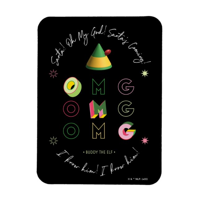 Elf the Movie | Santa OMG Magnet (Vertikal)
