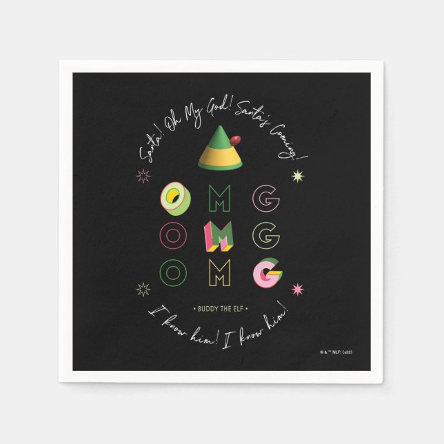 Elf the Movie | Santa OMG Pappersservett (Framsidan)